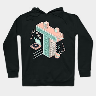 Letter T 3d Hoodie